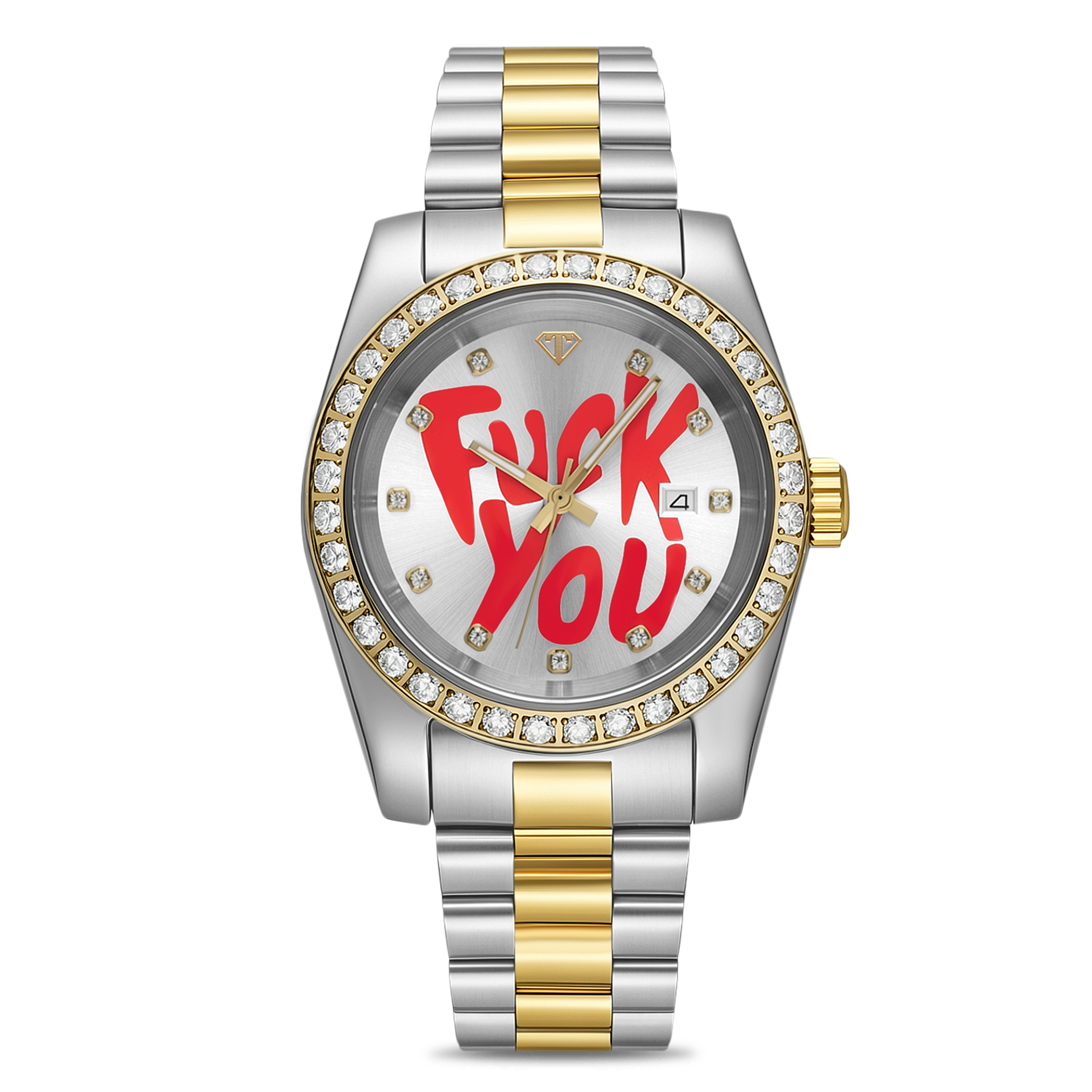 F-U Two Tone (Moissanite Bezel)