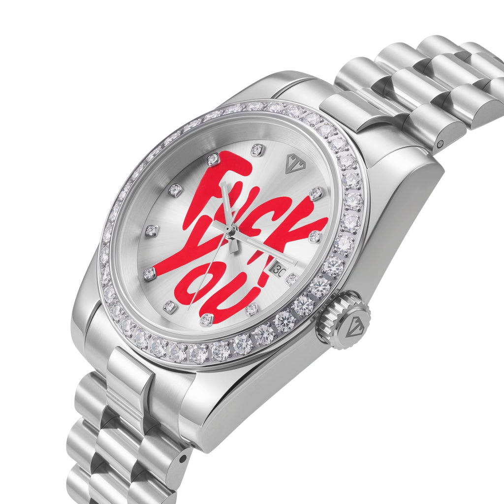 F-U (Moissanite Bezel)