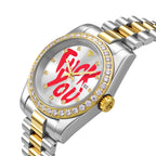 F-U Two Tone (Moissanite Bezel)