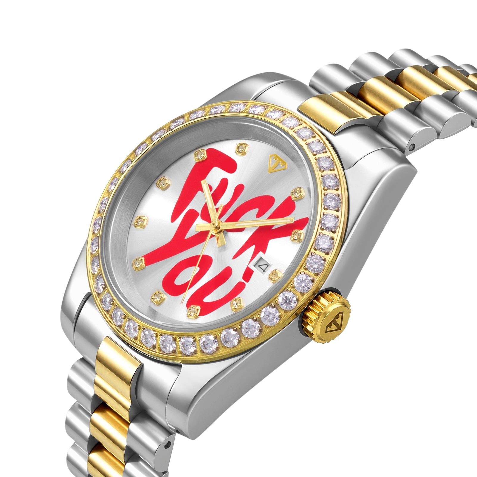 F-U Two Tone (Moissanite Bezel)