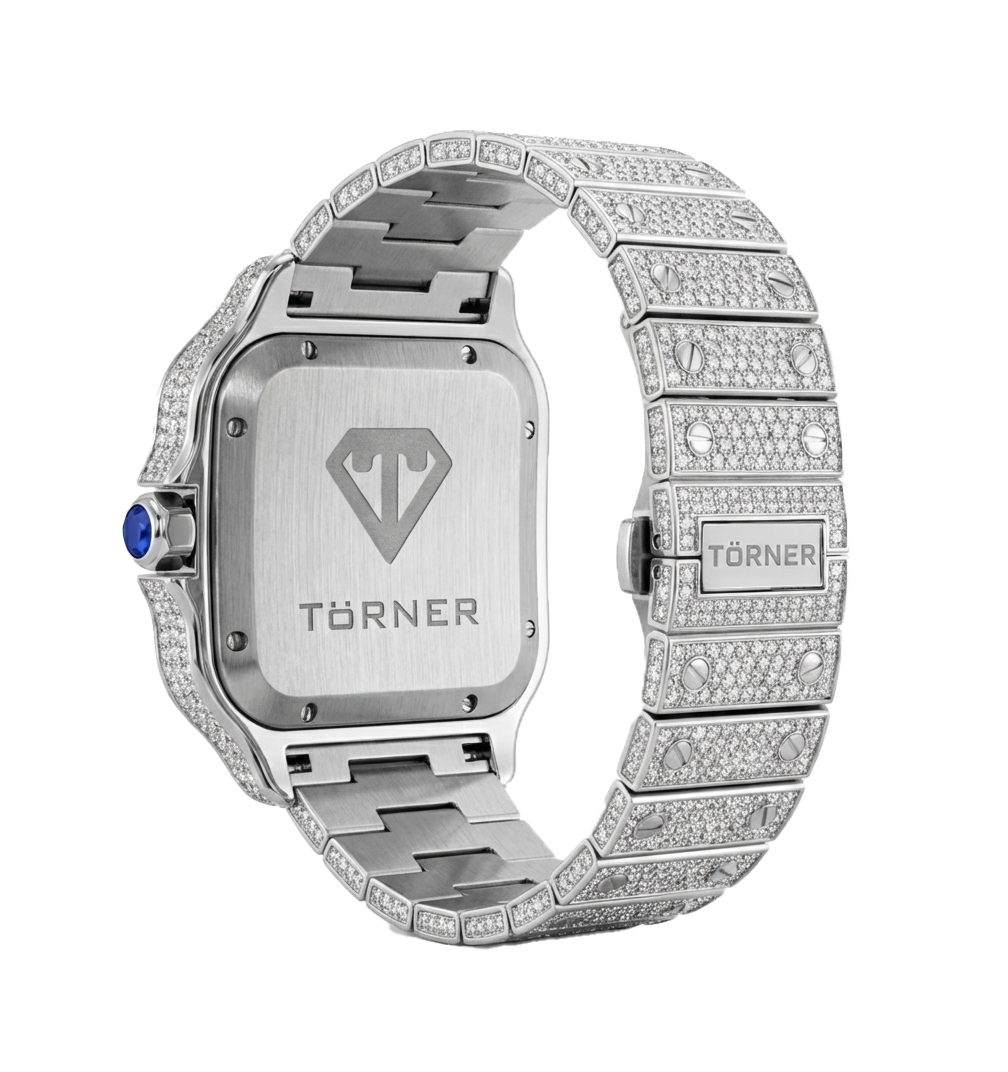 F-U Square Iced Out (Moissanite)