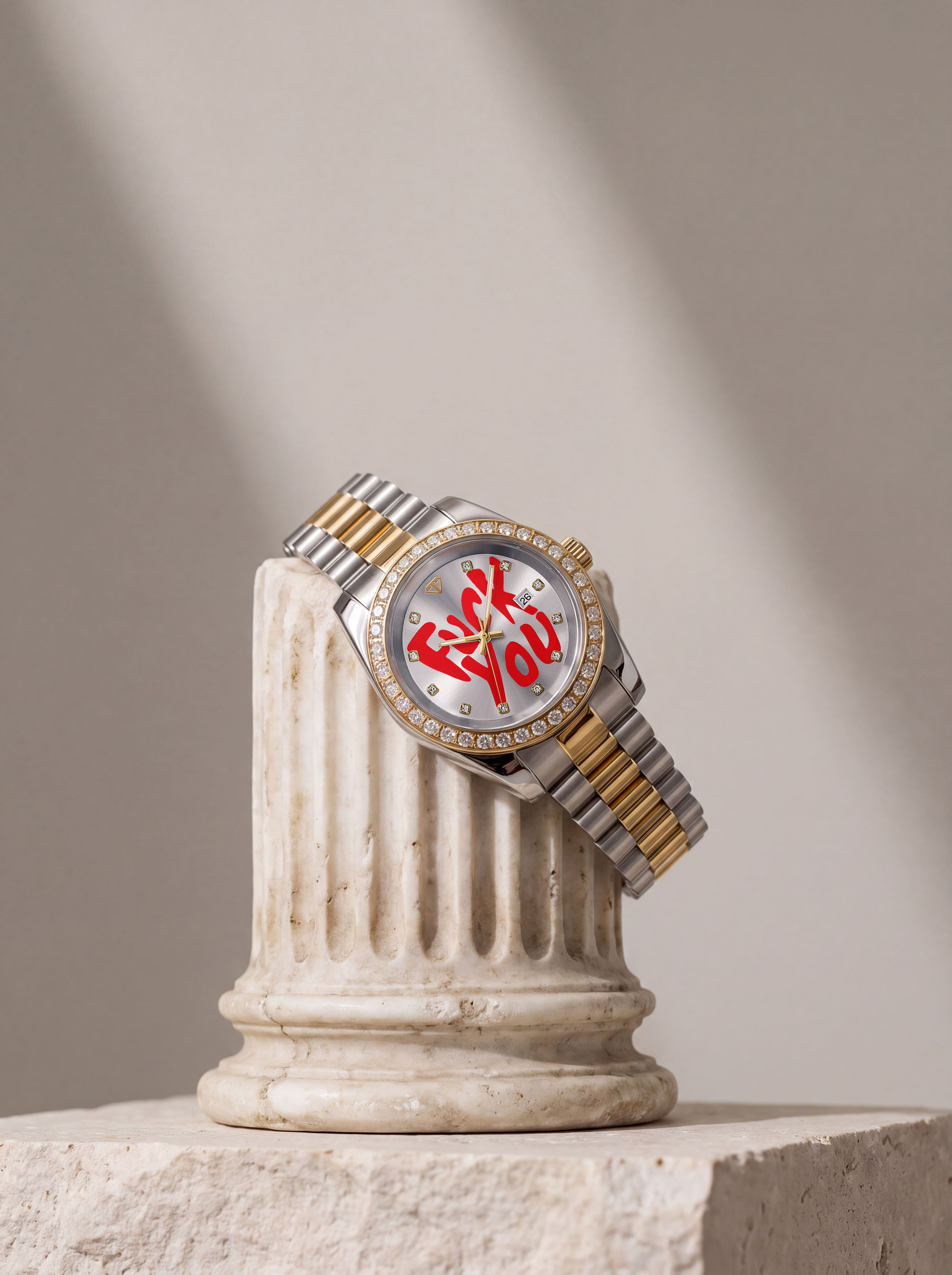 F-U Two Tone (Moissanite Bezel)
